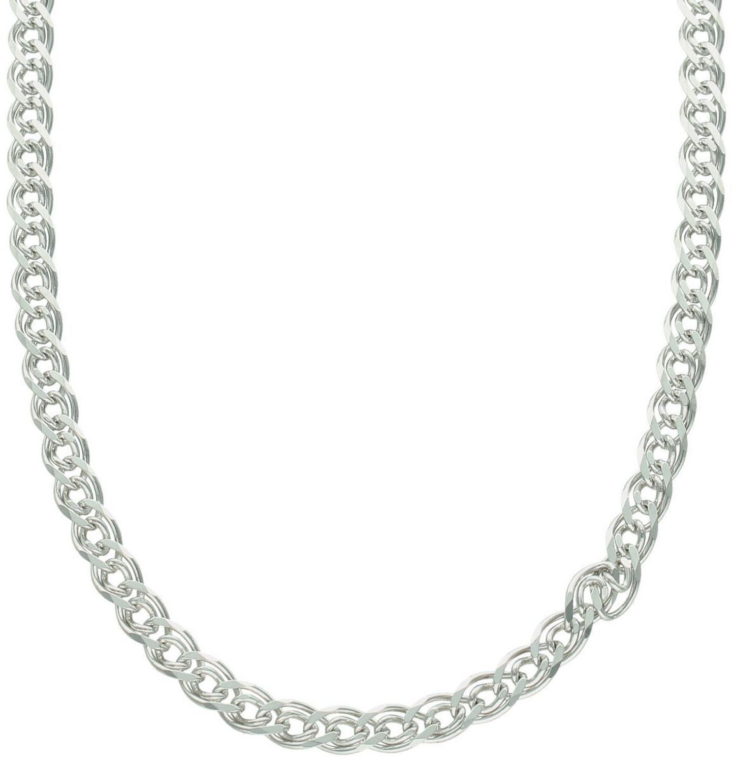 Srebrny łańcuszek męski próby 925 o szerokości 5 mm i długości 55 cm, splot Mona Lisa, waga 14,50 g. Klasyczny, elegancki i trwały dodatek dla mężczyzn.1.jpg